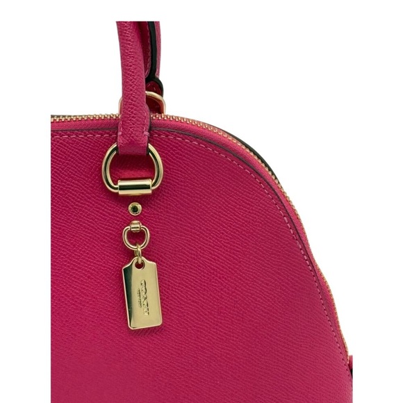 Coach Katy Satchel With Signature Canvas Detail* NWT $378 - Picture 4 of 14